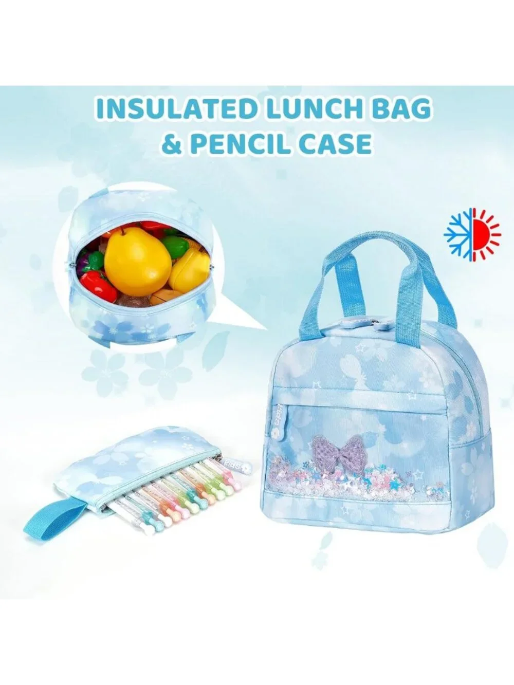 Kawaii Kids Backpack for Girls - Cute Cartoon School Bag for Elementary & Middle